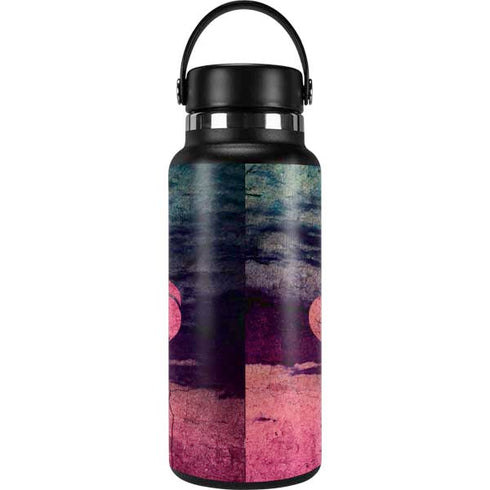 Rustic Musical Heart Hydro Flask 32oz Wide Mouth Skin